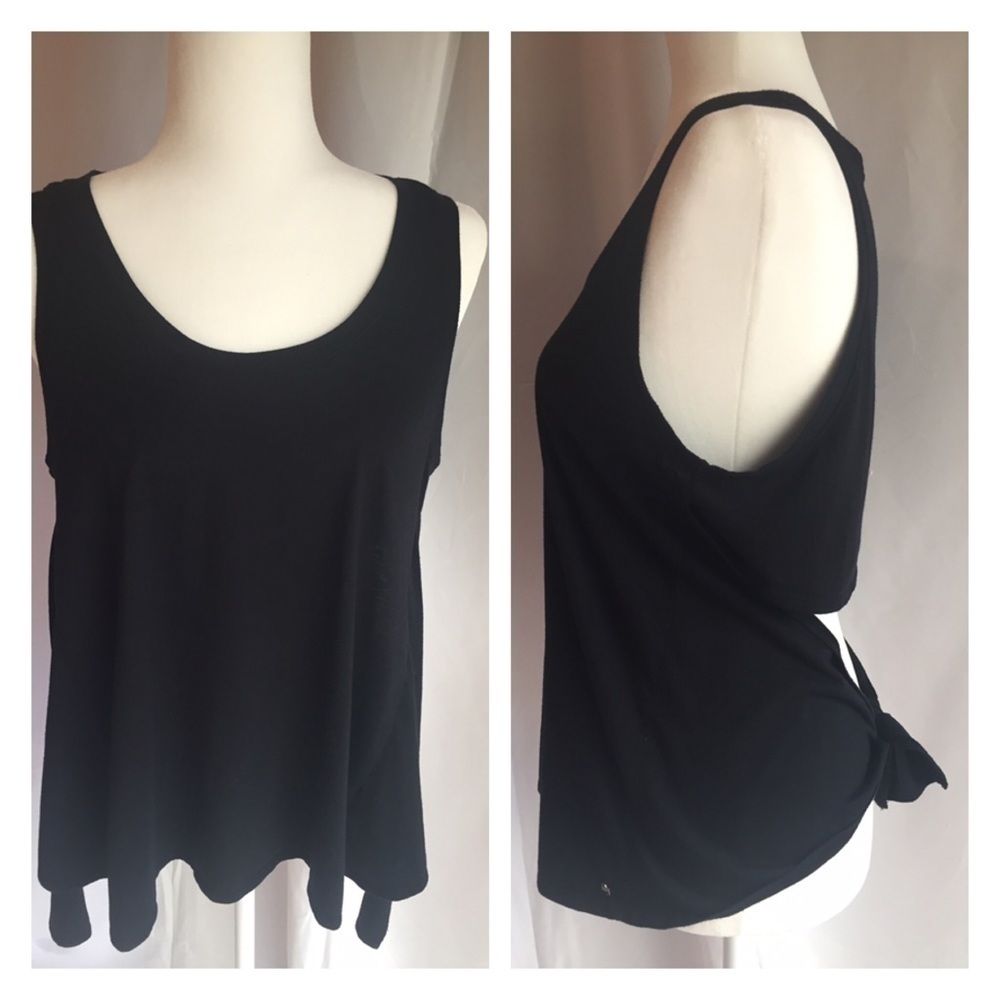 Fabletics Black Workout Tank Medium